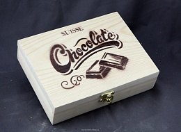 0195 Tobleron Suisse Chocolate деревянная шкатулка 120 гр. 